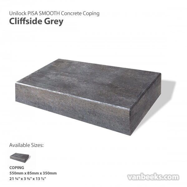 Unilock Pisa Smooth Concrete Coping